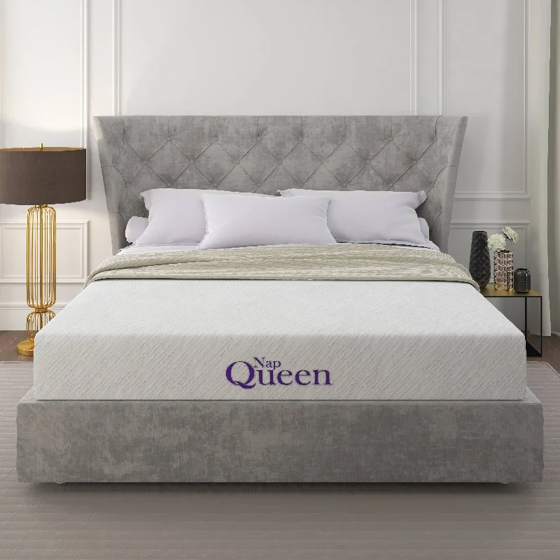 Organic cotton mattresses for a chemical - free sleep surfaceNapQueen Elizabeth 12" Gel Memory Foam Mattress Organic cotton mattresses for a chemical - free sleep surfaceNapQueen Elizabeth 12" Gel Memory Foam Mattress