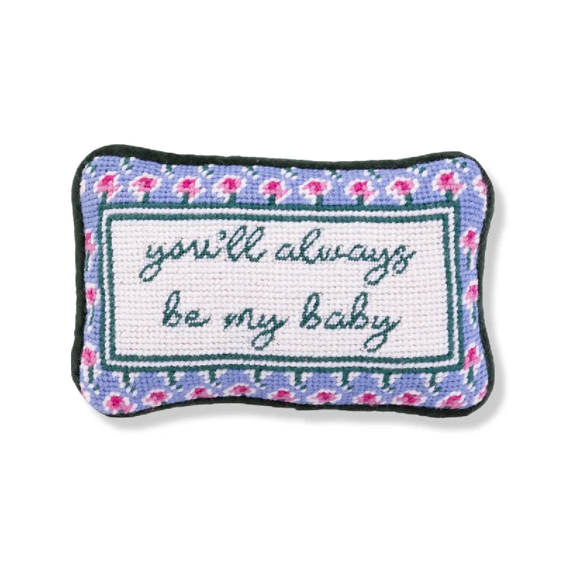 Firm Pillows for Side SleepersBe My Baby Mini Needlepoint Pillow