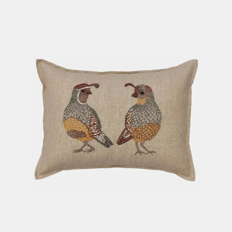 Memory Foam Pillows for Neck SupportDesert Quail Love Lumbar Pillow
