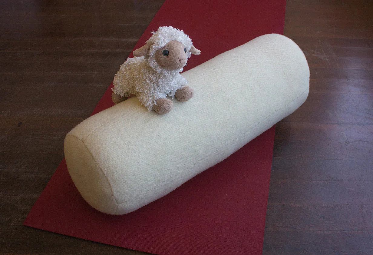 Lumbar Support Pillows for Car SeatsHoly Lamb Organics Wool Yoga Bolster