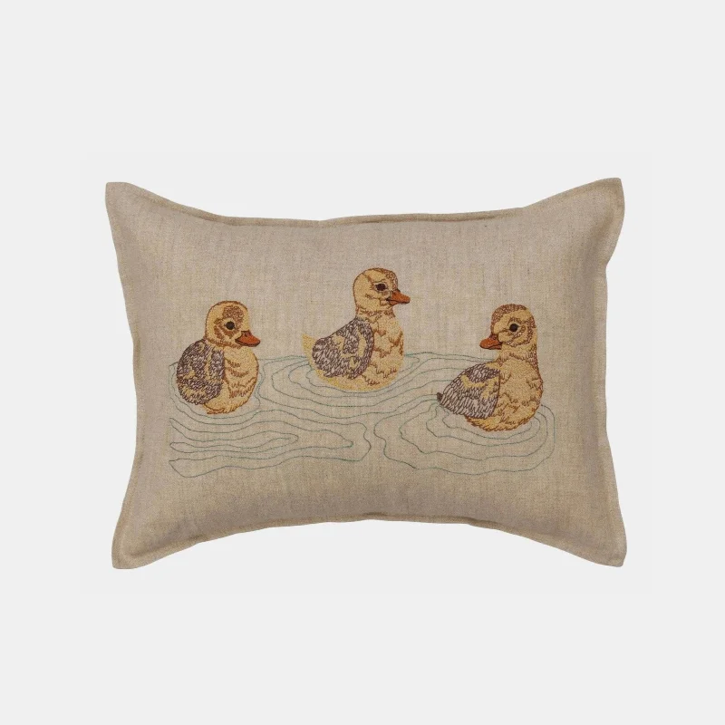 Velvet Pillows for a Touch of EleganceDucklings Lumbar Pillow