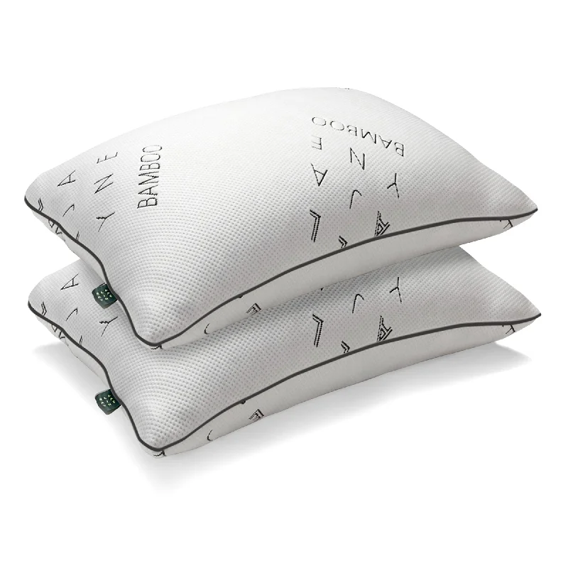Down Alternative Pillows for Ethical ChoicesElla Jayne Bamboo Pillow – Medium Support for All Sleep Positions Down Alternative Pillows for Ethical ChoicesElla Jayne Bamboo Pillow – Medium Support for All Sleep Positions
