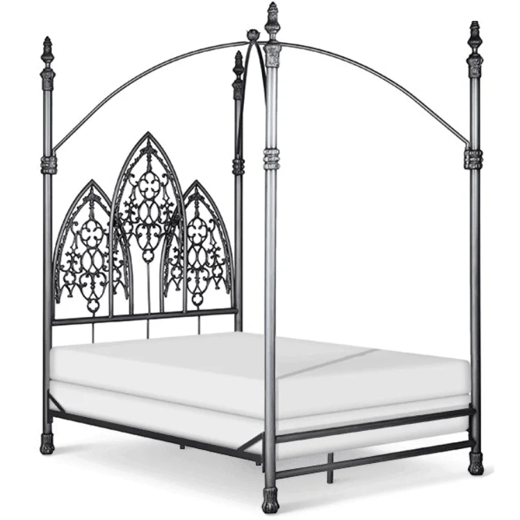 Bamboo - charcoal infused mattresses for odor absorptionCorsican Iron Canopy Bed 5517 | Gothic Canopy Bed Bamboo - charcoal infused mattresses for odor absorptionCorsican Iron Canopy Bed 5517 | Gothic Canopy Bed