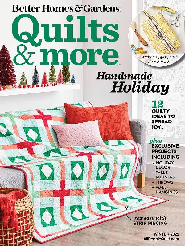 Cotton Pillows for Natural ComfortQuilts & More Winter 2022