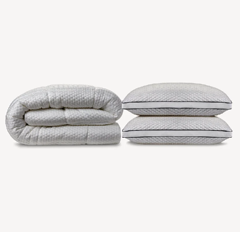 Velvet Pillows for a Touch of EleganceCooling Bundle | Arctic Chill Cooling Fiber Bed and Arctic Chill Super Cooling Gel Fiber Pillow Velvet Pillows for a Touch of EleganceCooling Bundle | Arctic Chill Cooling Fiber Bed and Arctic Chill Super Cooling Gel Fiber Pillow