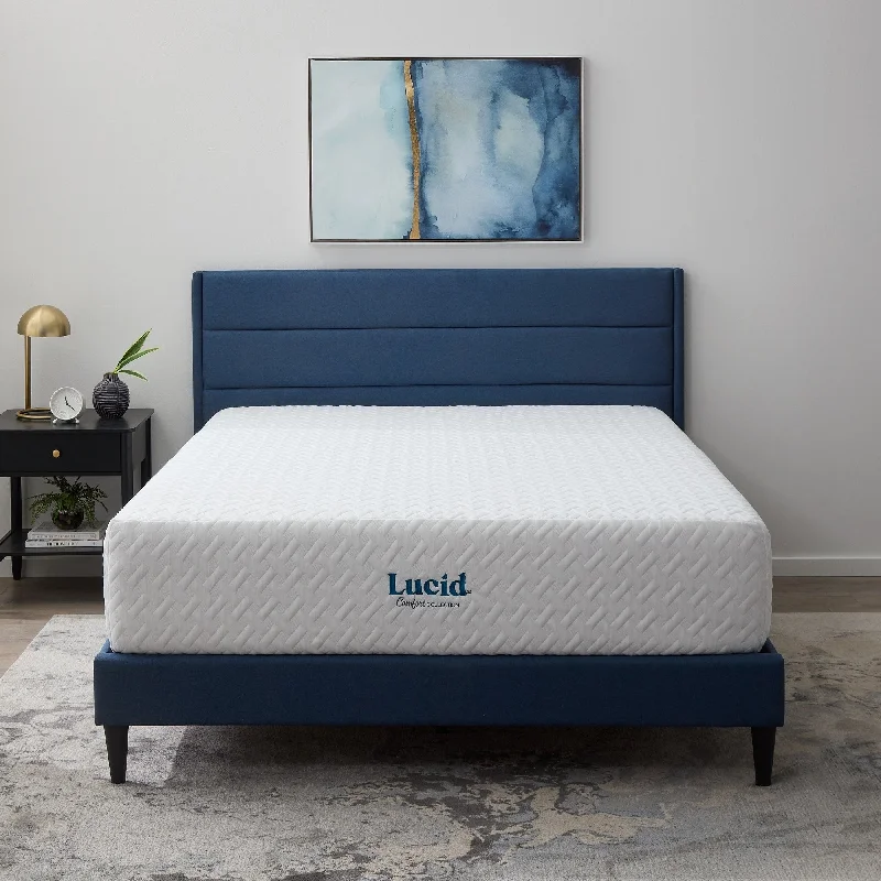 Innerspring mattresses with coil counts for supportLucid Comfort Collection 14-inch Gel Memory Foam Mattress Innerspring mattresses with coil counts for supportLucid Comfort Collection 14-inch Gel Memory Foam Mattress