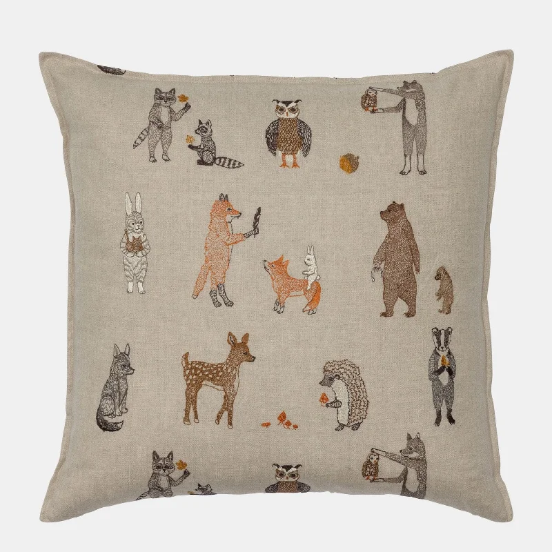 Back Support Pillows for Office ChairsWoodland Friends Square Pillow