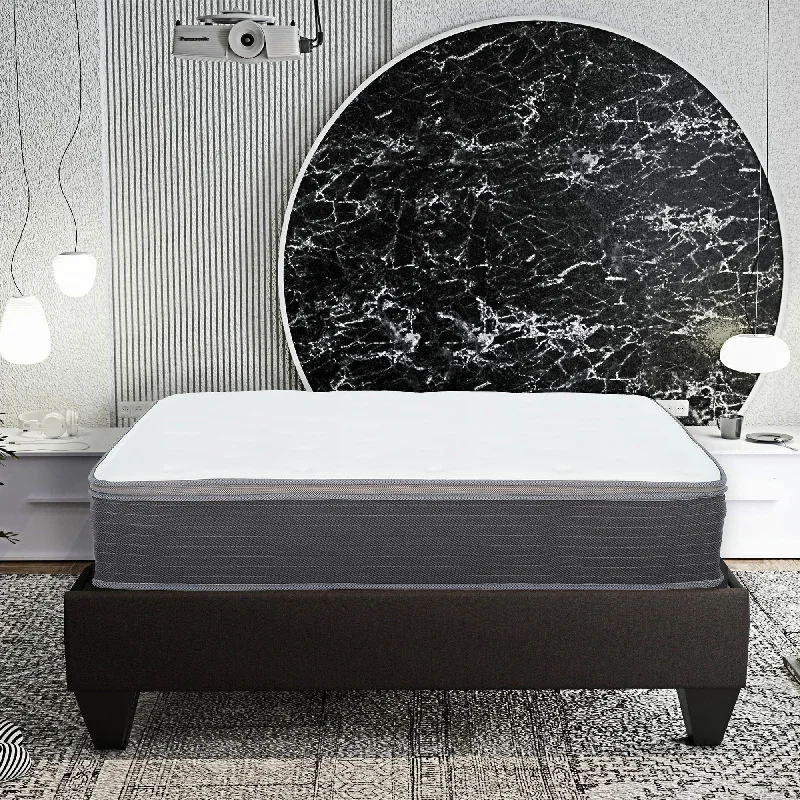 Organic cotton mattresses for a chemical - free sleep surfaceEquilibria 8 in. Medium Memory Foam & Pocket Spring Hybrid Bed in a Box Mattress Organic cotton mattresses for a chemical - free sleep surfaceEquilibria 8 in. Medium Memory Foam & Pocket Spring Hybrid Bed in a Box Mattress