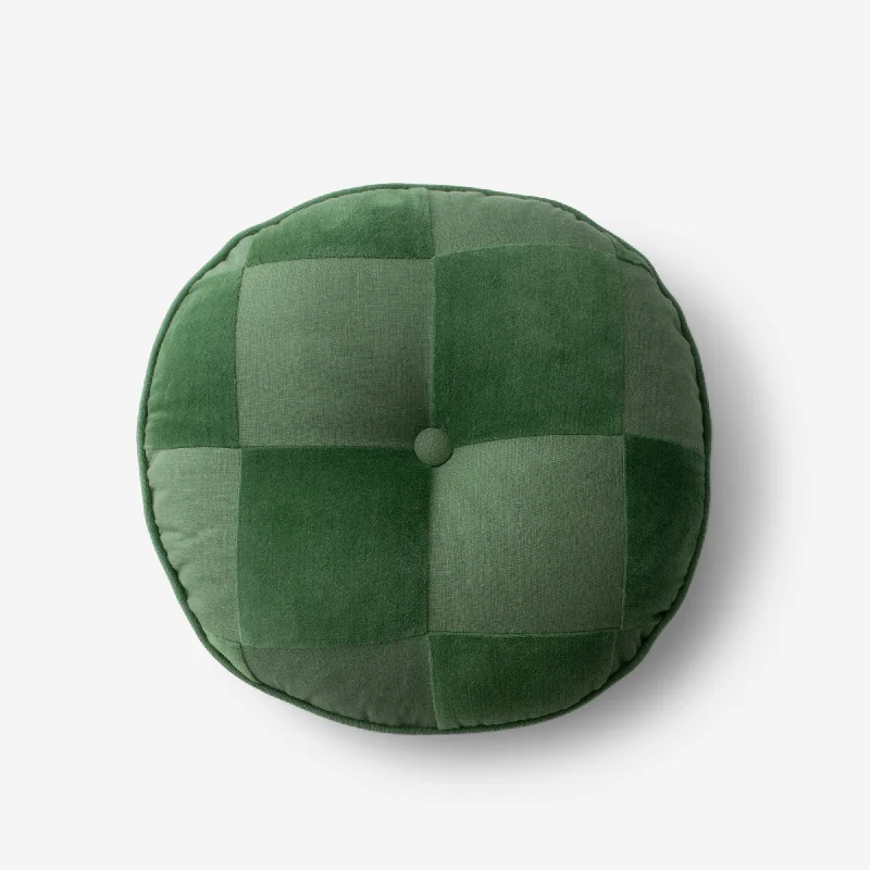 Plush Pillows for a Cozy BedSchoolhouse x Clare V.® Pablo Velvet + Linen Circle Pillow