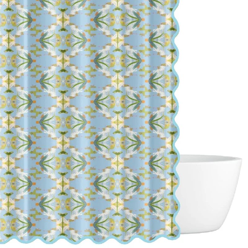 Budget - friendly duvet covers for first - time homebuyers or studentsEnglish Garden Blue Shower Curtain Budget - friendly duvet covers for first - time homebuyers or studentsEnglish Garden Blue Shower Curtain