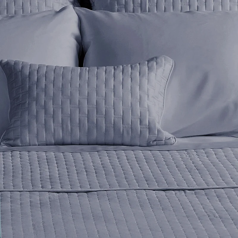 Travel Pillows for Long JourneysBedVoyage Luxury 100% Viscose from Bamboo Quilted Decorative Pillow - Platinum Travel Pillows for Long JourneysBedVoyage Luxury 100% Viscose from Bamboo Quilted Decorative Pillow - Platinum