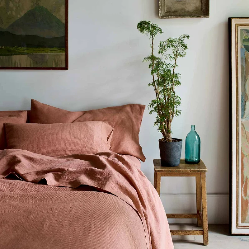 Quilted Cotton Sheets for a Warm and Inviting BedToffee Chambray Linen Blend Flat Sheet Quilted Cotton Sheets for a Warm and Inviting BedToffee Chambray Linen Blend Flat Sheet