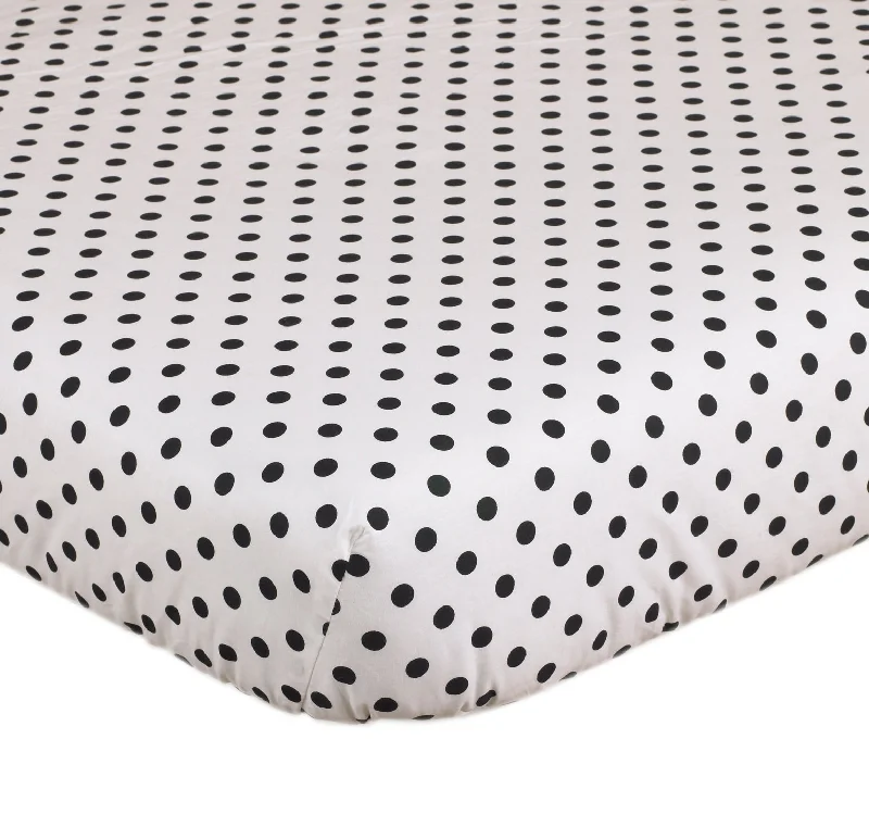Quilted Cotton Sheets for a Warm and Inviting BedHottsie Dottsie Fitted Crib Sheet
