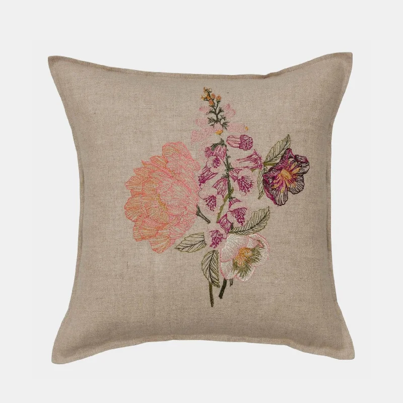 Cotton Pillows for Natural ComfortBlush Bouquet Square Pillow