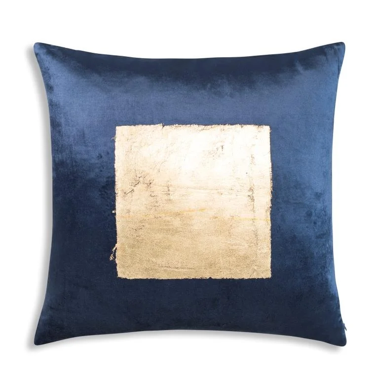 Pregnancy Pillows for Expectant MothersVerona Navy Gold Velvet Pillow