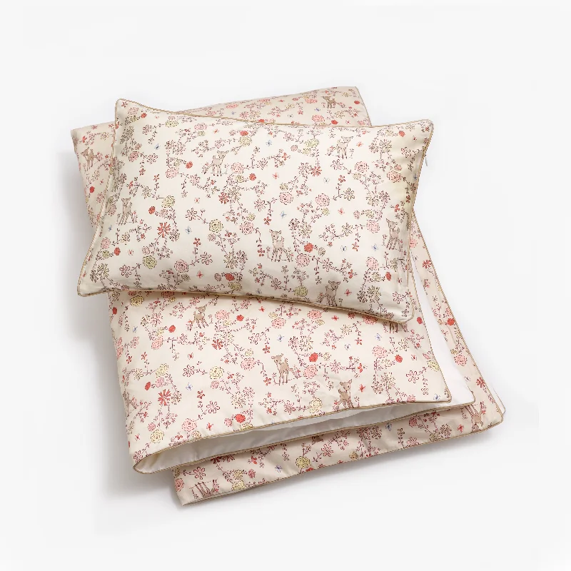 Organic cotton duvet covers for a chemical - free and eco - friendly optionInto The Woodlands Toddler Duvet - Ivory Organic cotton duvet covers for a chemical - free and eco - friendly optionInto The Woodlands Toddler Duvet - Ivory