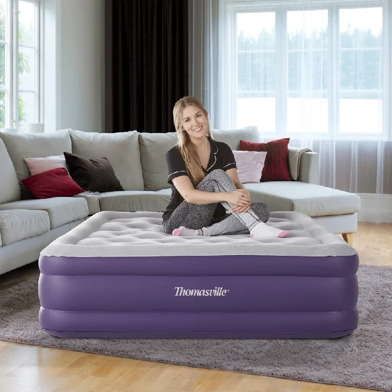 Polyester - foam mattresses for budget - friendly optionsThomasville Sensation 15-inch Full Raised Adjustable Comfort Air Bed Mattress Polyester - foam mattresses for budget - friendly optionsThomasville Sensation 15-inch Full Raised Adjustable Comfort Air Bed Mattress