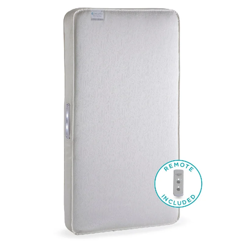Gel - infused memory foam mattresses for cooler sleepContours Vibes 2-Stage Soothing Vibrations Crib and Toddler Mattress Gel - infused memory foam mattresses for cooler sleepContours Vibes 2-Stage Soothing Vibrations Crib and Toddler Mattress