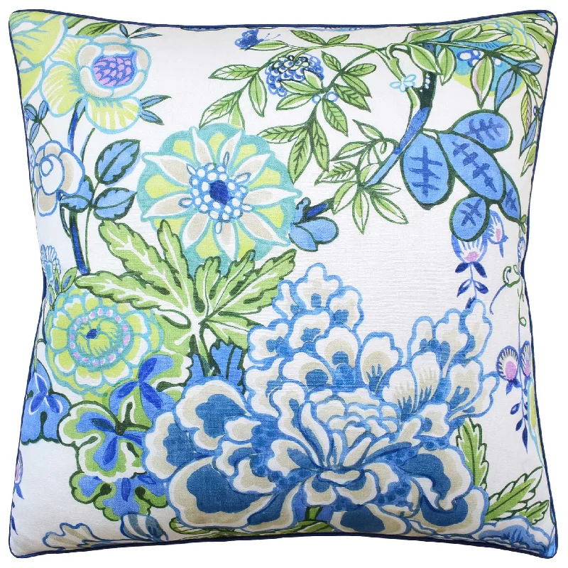Velvet Pillows for a Touch of ElegancePeony Garden Design Throw Pillow