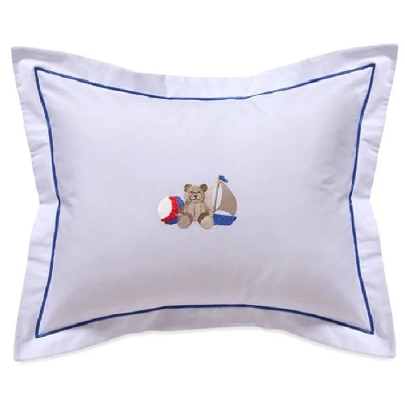 Feather Pillows for a Luxurious SleepBaby Boudoir Pillow Cover in Sailor Teddy