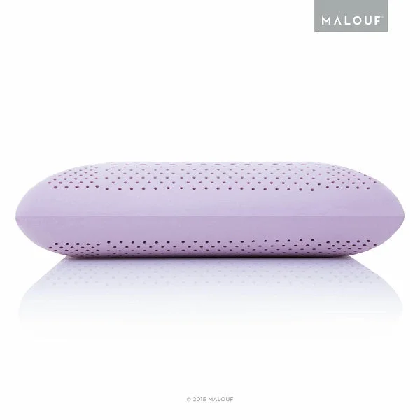 Memory Foam Pillows for Neck SupportMalouf Zoned Dough Lavender Pillow