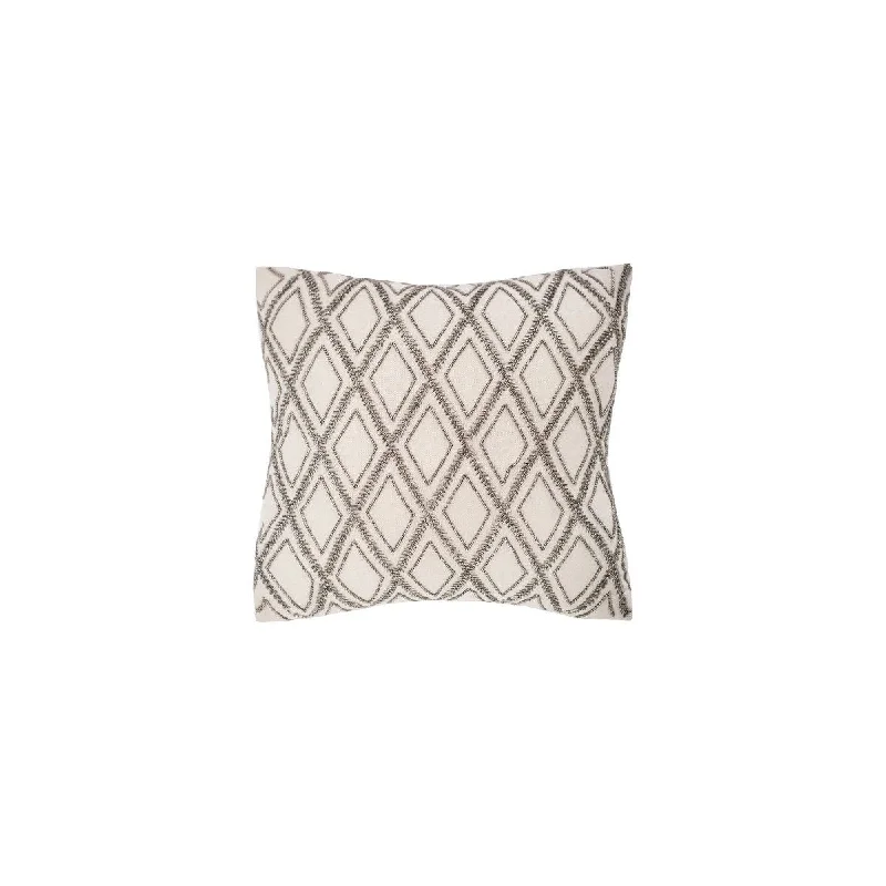 Adjustable Pillows for Customized ComfortGraphite Diamond Decorative Pillow