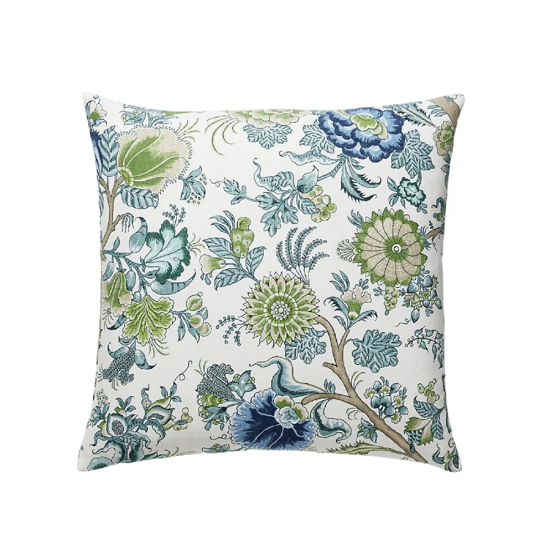 Bolster Pillows for Sofa DecorationMet Palampore Pillow in Aegean