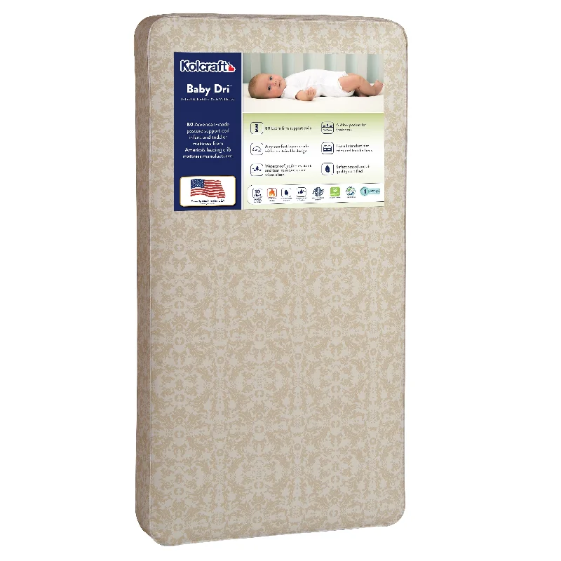 Polyester - foam mattresses for budget - friendly optionsKolcraft Baby Dri Crib & Toddler Bed Mattress Polyester - foam mattresses for budget - friendly optionsKolcraft Baby Dri Crib & Toddler Bed Mattress