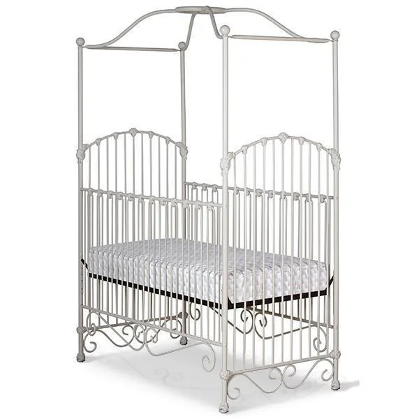 Wool - filled mattresses for natural insulation and moisture - wickingStationary Canopy Crib Wool - filled mattresses for natural insulation and moisture - wickingStationary Canopy Crib