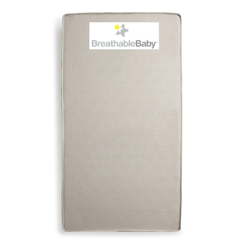 King - size mattresses for spacious master bedroomsBreathableBaby EcoCore 300 2-Stage Dual-Sided Crib Mattress, 52 in x 28 in x 6 in King - size mattresses for spacious master bedroomsBreathableBaby EcoCore 300 2-Stage Dual-Sided Crib Mattress, 52 in x 28 in x 6 in