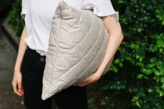 Feather Pillows for a Luxurious SleepHemp quilted Pillow filled HEMP FIBER in linen non-dyed fabric with regulation height Feather Pillows for a Luxurious SleepHemp quilted Pillow filled HEMP FIBER in linen non-dyed fabric with regulation height