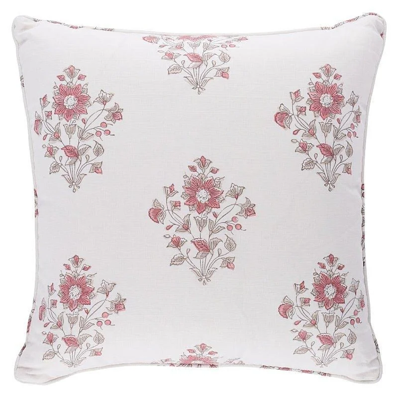 Cooling Pillows for Hot SleepersPink & White Beatrice Bouquet 20" Throw Pillow