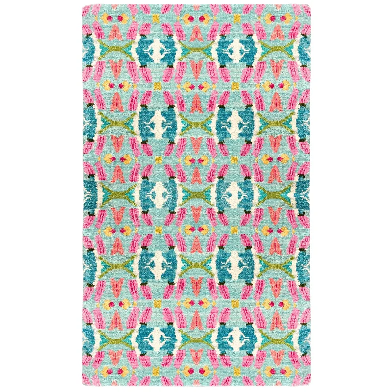 Geometric - patterned duvet covers for a modern and stylish lookBirds of Paradise Hand Knotted Wool Rug Geometric - patterned duvet covers for a modern and stylish lookBirds of Paradise Hand Knotted Wool Rug
