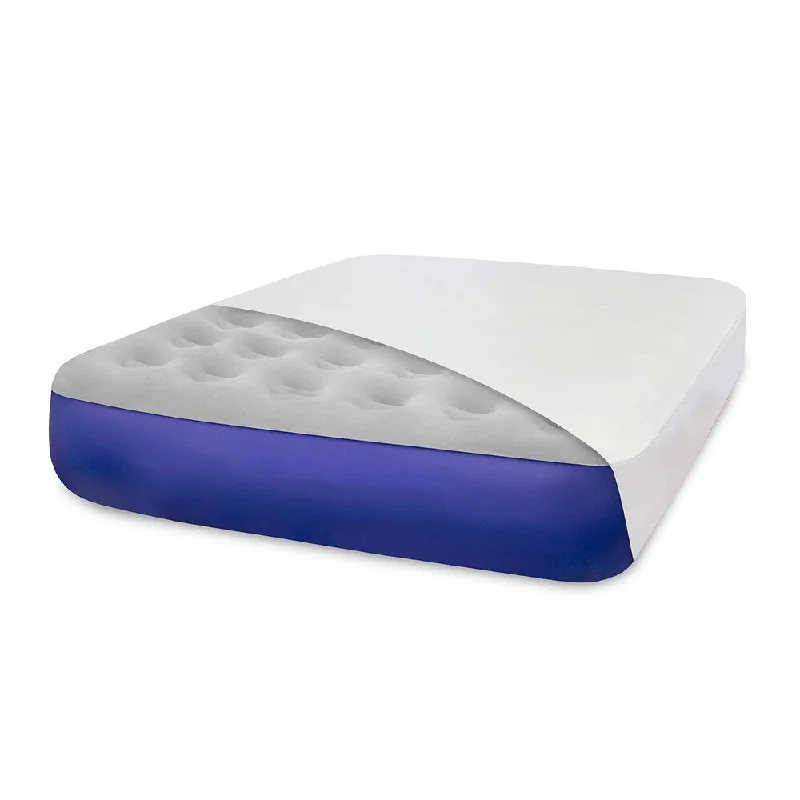 Memory foam mattresses for pressure relief and contouringSwissLux Classic Blue Self-inflating Queen-size Airbed Memory foam mattresses for pressure relief and contouringSwissLux Classic Blue Self-inflating Queen-size Airbed