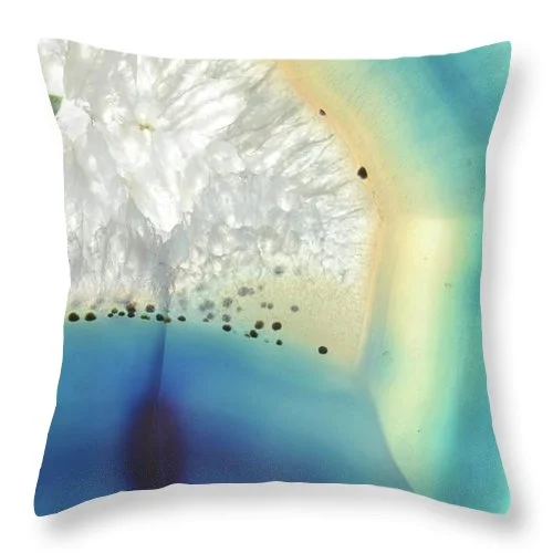 Cotton Pillows for Natural ComfortEarthWise Designs Crystal Blue - Throw Pillow