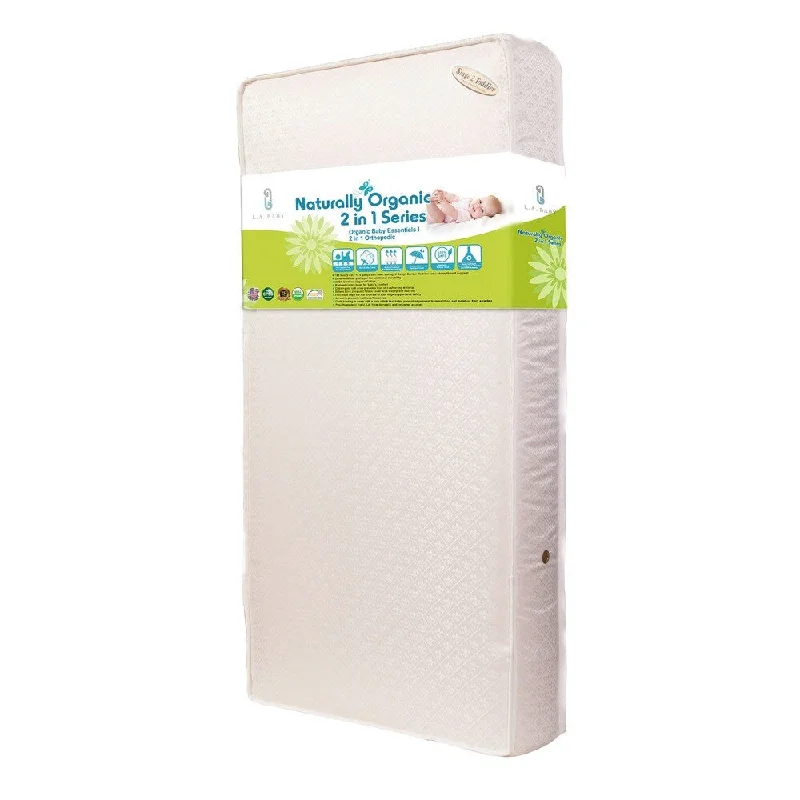 Queen - size mattresses for couples and standard bedroomsBaby Essentials I 2-in-1 Crib Mattress with Organic Cotton Layers - Beige Queen - size mattresses for couples and standard bedroomsBaby Essentials I 2-in-1 Crib Mattress with Organic Cotton Layers - Beige