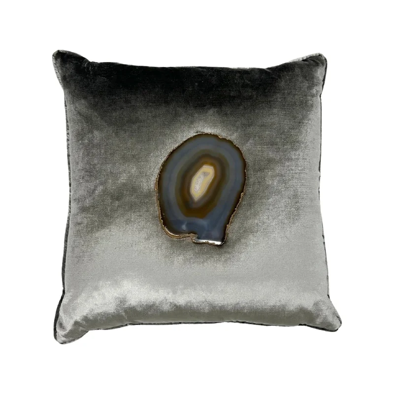 Pregnancy Pillows for Expectant MothersAgate Steel Velvet Pillow