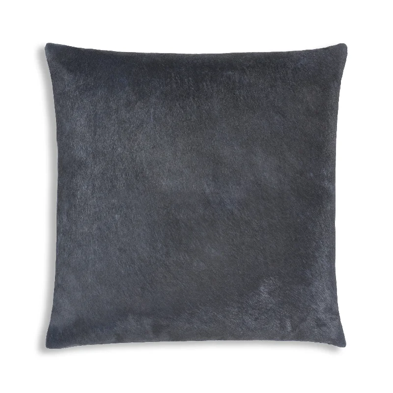 Round Pillows for Boho-Style InteriorsLagos Navy Hide Pillow