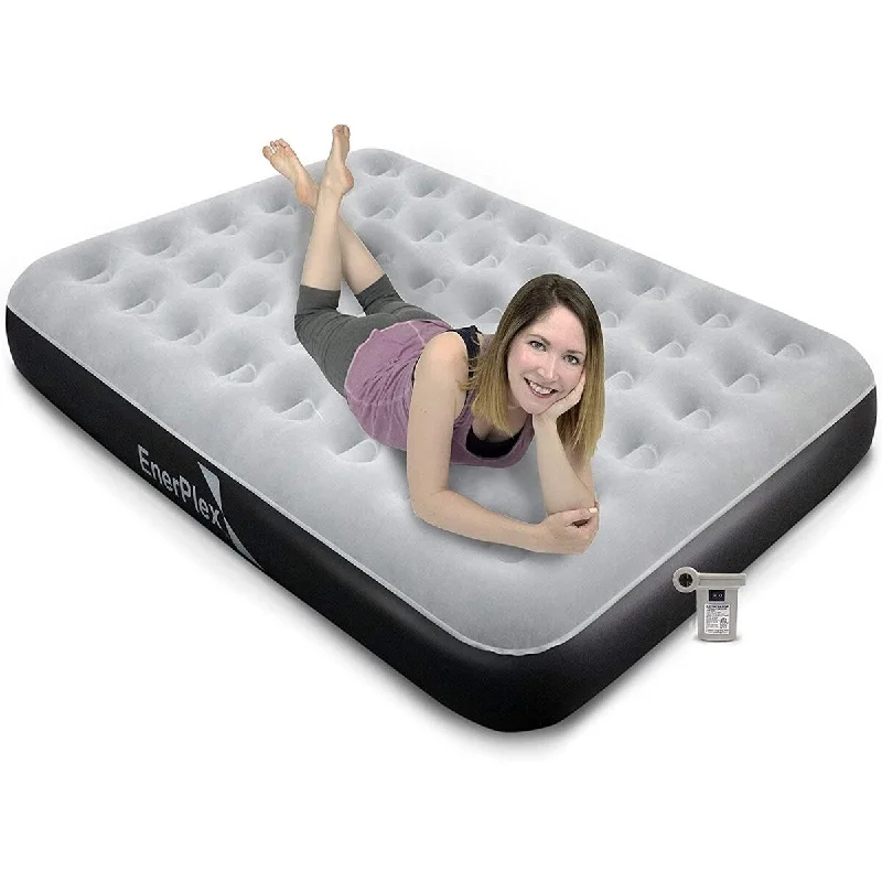 Wool - filled mattresses for natural insulation and moisture - wickingEnerPlex Never-Leak Camping Series Airbed with Pump - Queen Wool - filled mattresses for natural insulation and moisture - wickingEnerPlex Never-Leak Camping Series Airbed with Pump - Queen