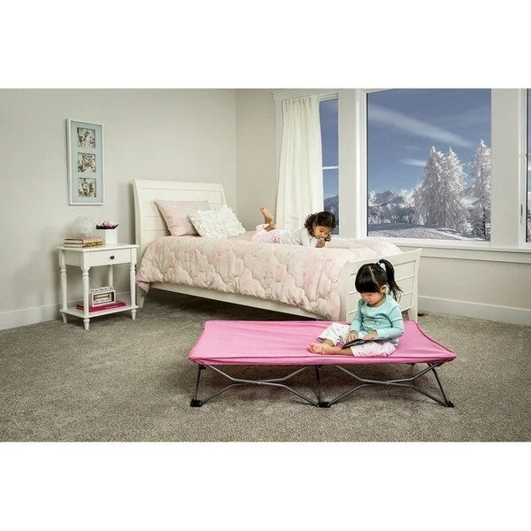 Natural latex and organic cotton blend mattressesRegalo Pink My Cot Portable Travel Bed Natural latex and organic cotton blend mattressesRegalo Pink My Cot Portable Travel Bed