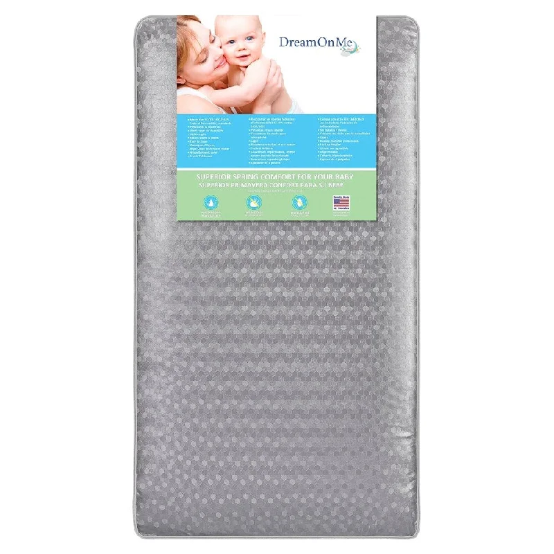 Innerspring mattresses with coil counts for supportDream On Me Superior Slumber 6"112 Coil Spring Crib and Toddler Bed Mattress Innerspring mattresses with coil counts for supportDream On Me Superior Slumber 6"112 Coil Spring Crib and Toddler Bed Mattress