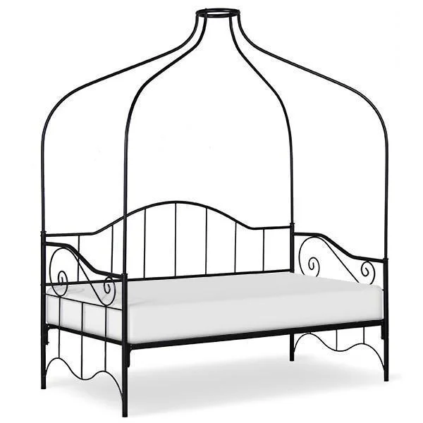 Organic cotton mattresses for a chemical - free sleep surfaceCorsican Iron Daybed 43762 | Canopy with Scrolls Organic cotton mattresses for a chemical - free sleep surfaceCorsican Iron Daybed 43762 | Canopy with Scrolls