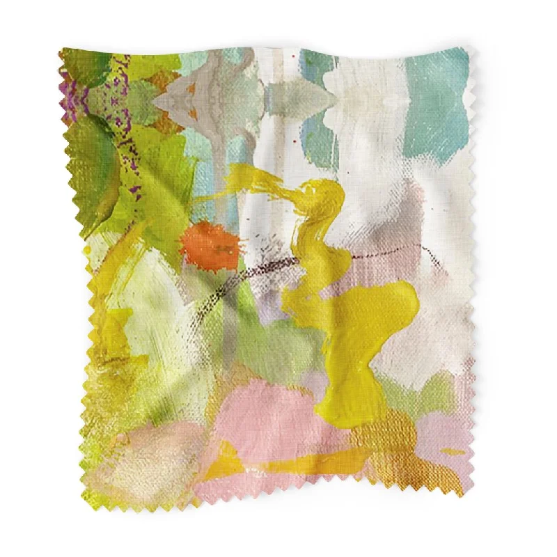 Moisture - wicking duvet covers to prevent night sweatsJardin Yellow Fabric by the Yard