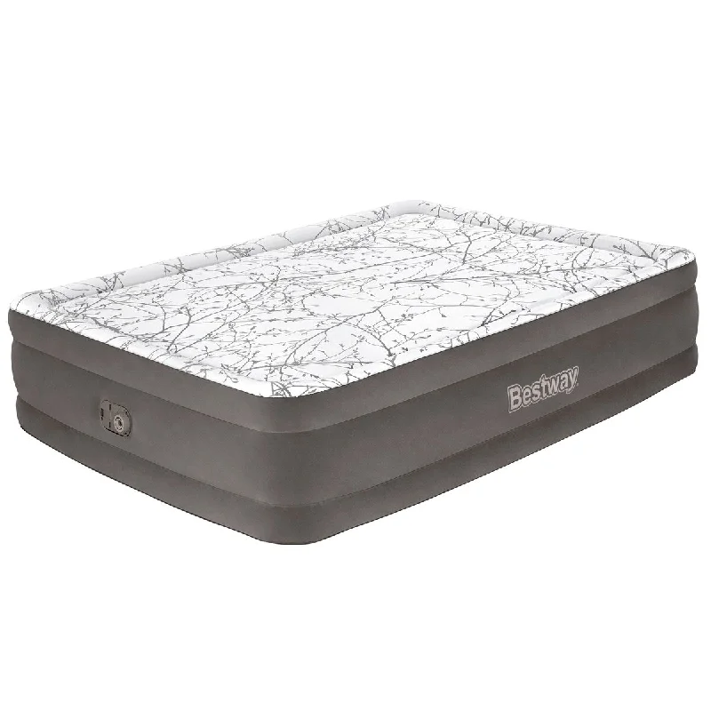Hybrid mattresses combining foam and innerspring technologyBestway Tritech Cushify Top Air Mattress Queen 18" with Built-in AC Pump and Antimicrobial Coating Hybrid mattresses combining foam and innerspring technologyBestway Tritech Cushify Top Air Mattress Queen 18" with Built-in AC Pump and Antimicrobial Coating