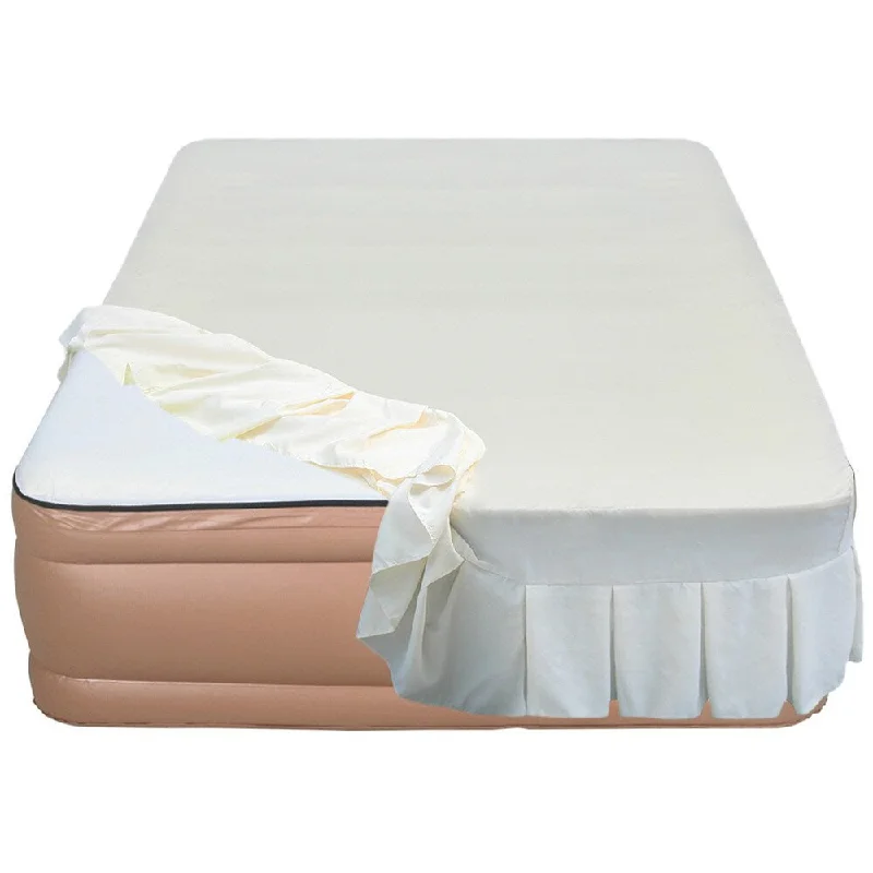 Innerspring mattresses with coil counts for supportAirtek Raised 22-inch Queen-size Memory Foam Airbed with Skirted Sheet Cover Innerspring mattresses with coil counts for supportAirtek Raised 22-inch Queen-size Memory Foam Airbed with Skirted Sheet Cover