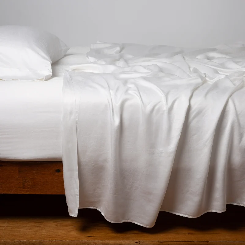 Thermal - Regulating Bamboo Sheets for All - Season ComfortSeraphina Flat Sheet