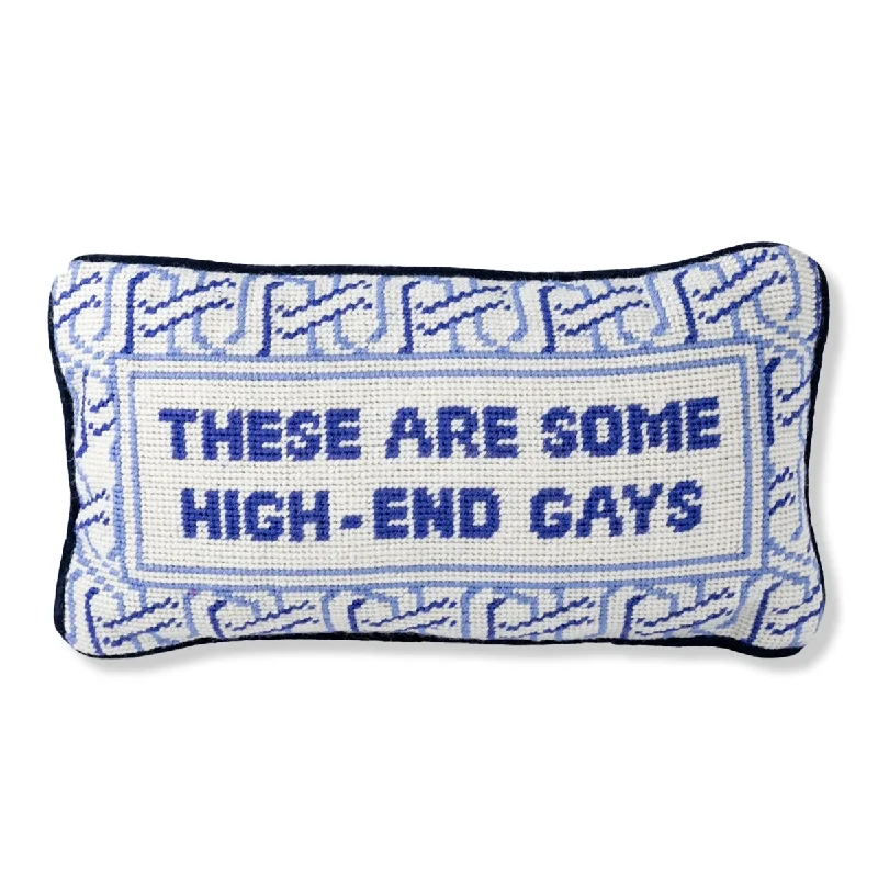 Soft and Fluffy Pillows for Bedroom ComfortHigh-End Gays Needlepoint Pillow