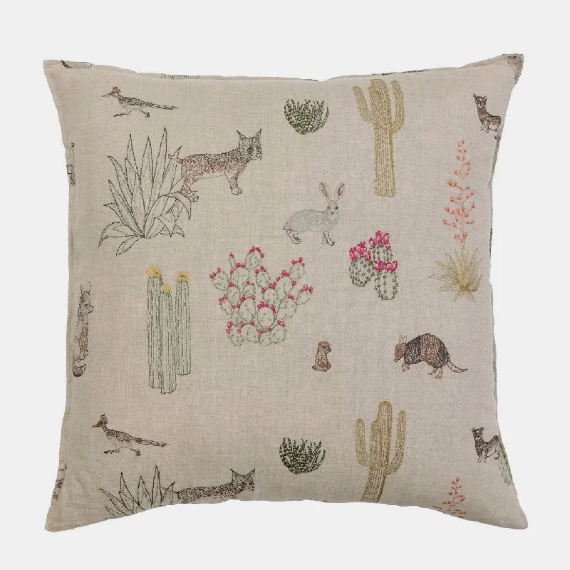 Orthopedic Pillows for Back Pain ReliefSaguaro Desert Friends Square Pillow