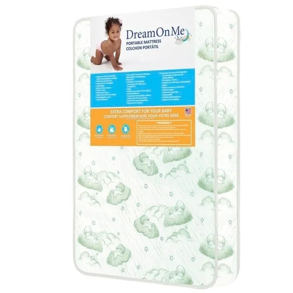 Polyester - foam mattresses for budget - friendly optionsDream On Me 3-inch Square Corner Playard Mattress Polyester - foam mattresses for budget - friendly optionsDream On Me 3-inch Square Corner Playard Mattress