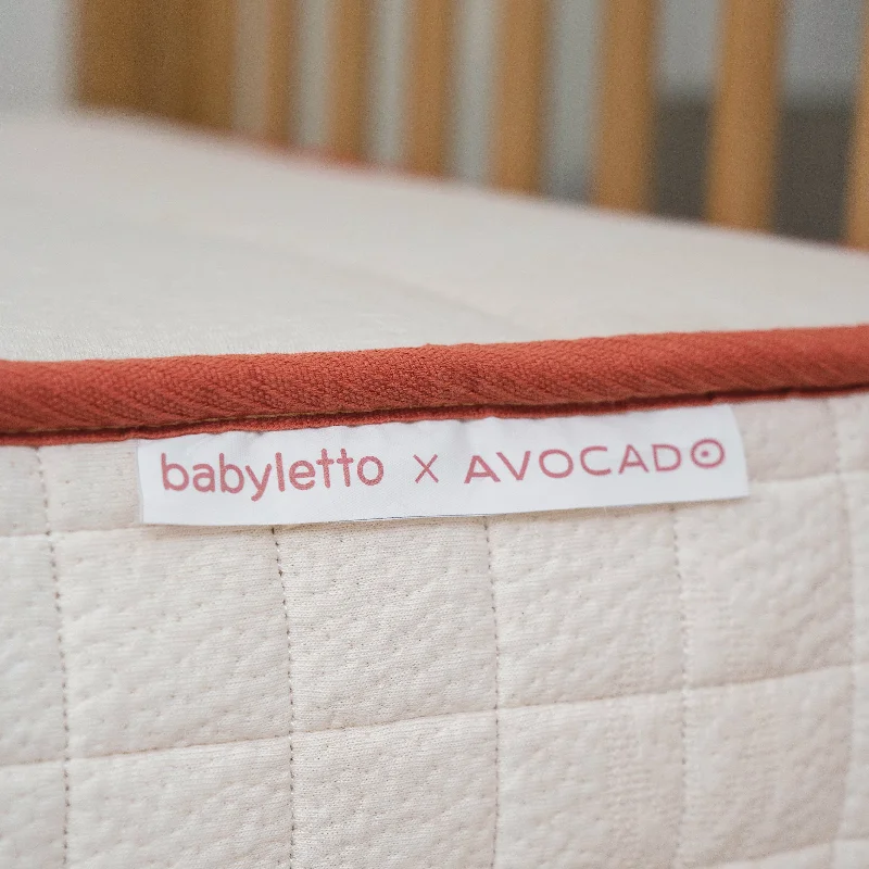 Memory foam mattresses for pressure relief and contouringbabyletto x Avocado Dual-stage, Organic & Non-Toxic Crib Mattress